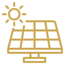 Pictogramme illustrant les solutions solaires
